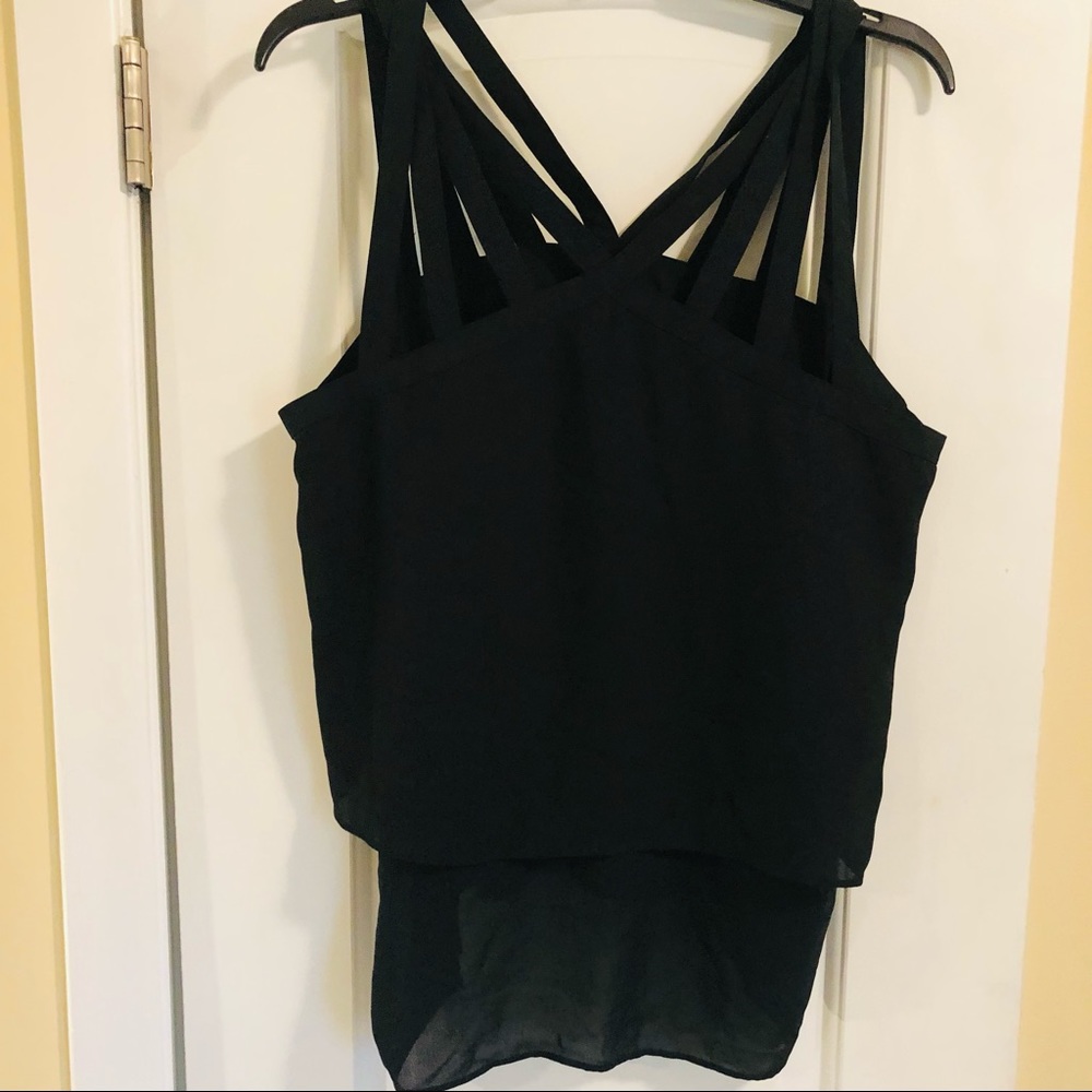 NWT New York & Company Sleeveless Top Black